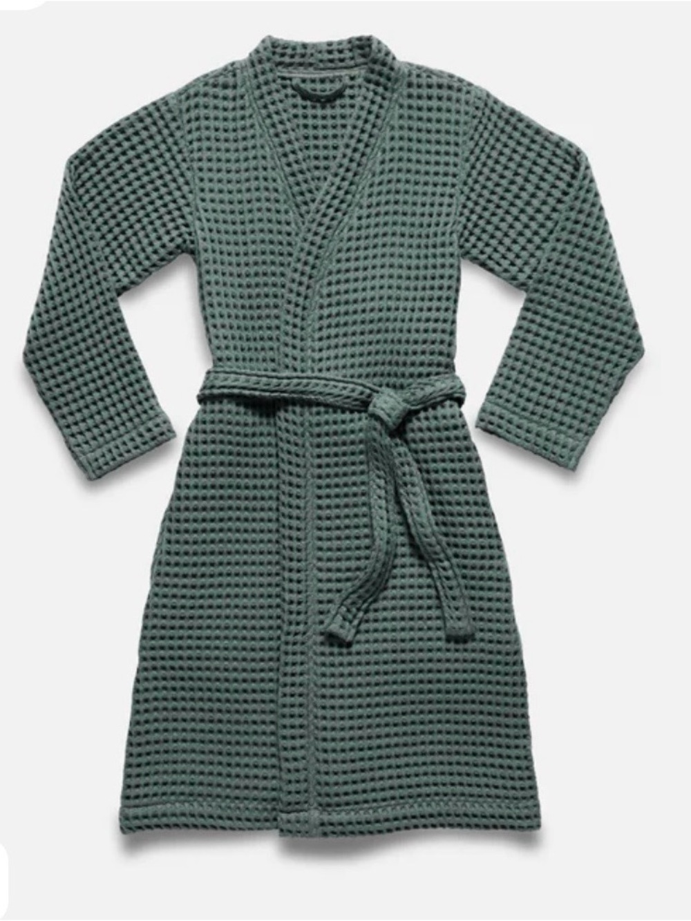Brooklinen Waffle Robe in Botanical Green Unisex Size M New with Tags